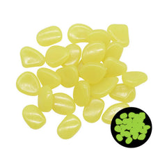 100PCS Glow-in-the-Dark Garden Pebbles