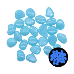 100PCS Glow-in-the-Dark Garden Pebbles